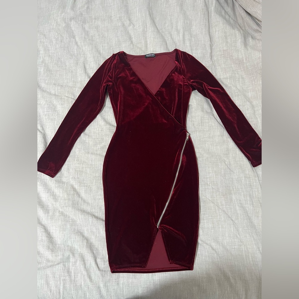 Burgundy Dress